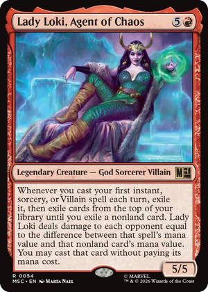 0054 Lady Loki, Agent of Chaos R Commander: Marvel Super Heroes