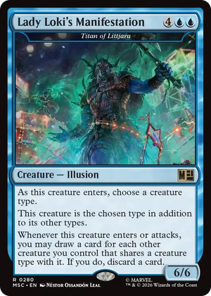 0280 Lady Loki's Manifestation - Titan of Littjara R Commander: Marvel Super Heroes