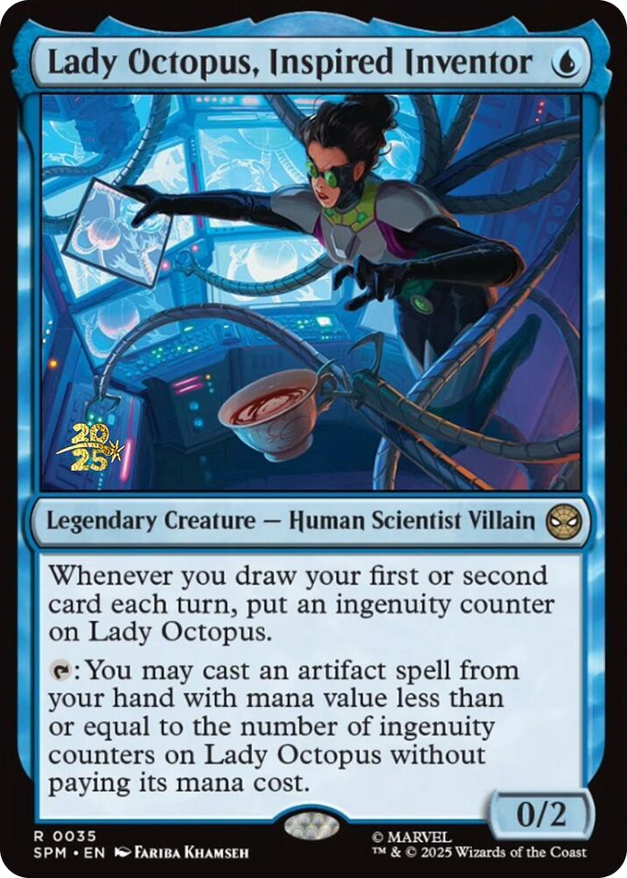 Lady Octopus, Inspired Inventor #35 R - Prerelease Cards Pokemon card