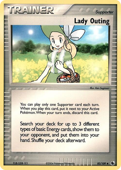 0083 Lady Outing - 83/109 (No E-Reader) Uncommon Deck Exclusives