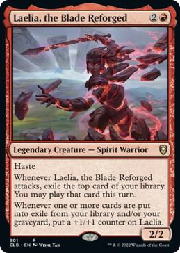 Laelia, the Blade Reforged #801 R - Commander Legends: Battle for Baldur's Gate Pokemon card