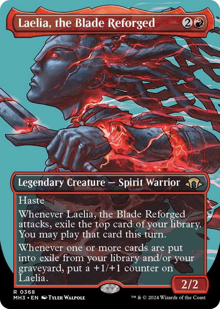 0368 Laelia, the Blade Reforged (Borderless) R Modern Horizons 3