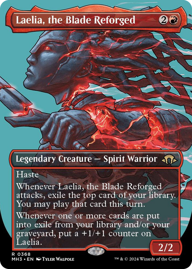 0368 Laelia, the Blade Reforged (Borderless) R Modern Horizons 3
