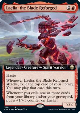 0380 Laelia, the Blade Reforged (Extended Art) R Commander 2021