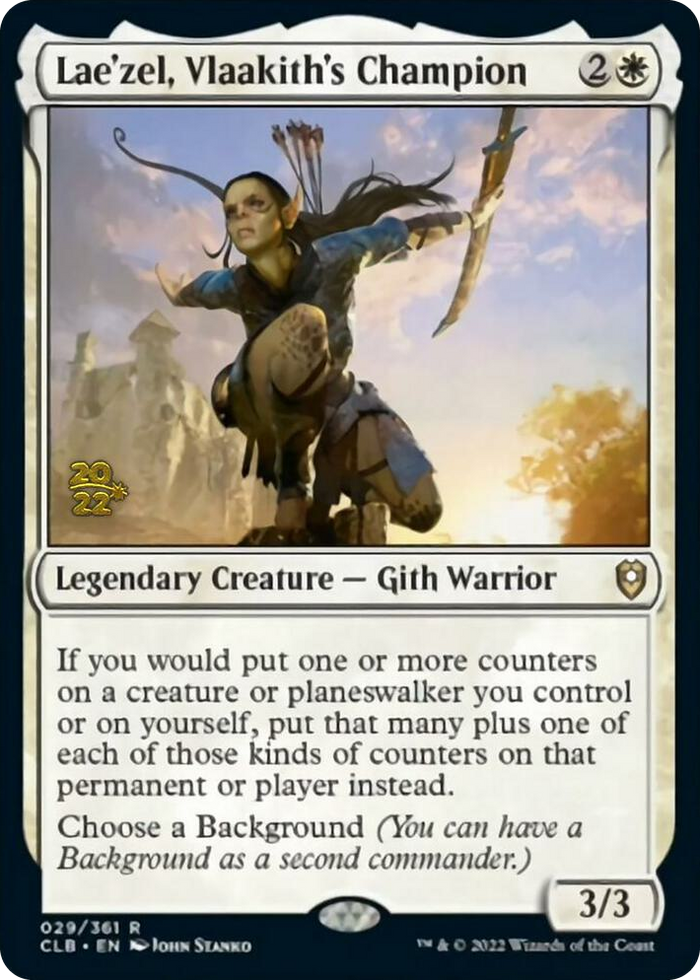 Lae'zel, Vlaakith's Champion #29 R - Prerelease Cards Pokemon card