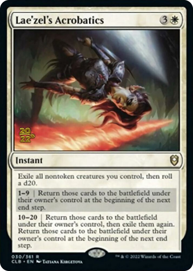 0030 Lae'zel's Acrobatics R Prerelease Cards