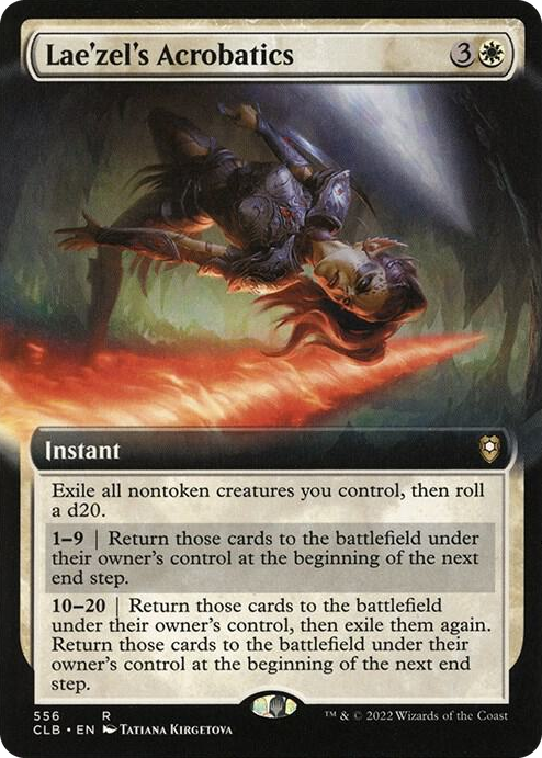 0556 Lae'zel's Acrobatics (Extended Art) R Commander Legends: Battle for Baldur's Gate