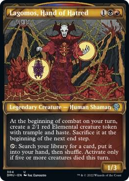 0304 Lagomos, Hand of Hatred (Showcase) U Dominaria United