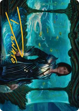0028 Lagrella, the Magpie Art Card (Gold-Stamped Signature) S Art Series: Streets of New Capenna