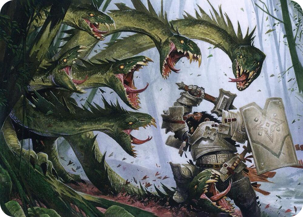 0067 Lair of the Hydra Art Card S Art Series: Adventures in the Forgotten Realms