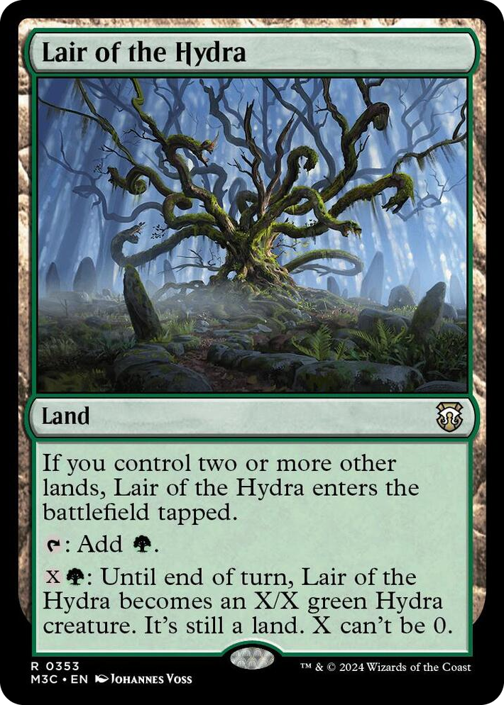 0353 Lair of the Hydra (Ripple Foil) R Commander: Modern Horizons 3