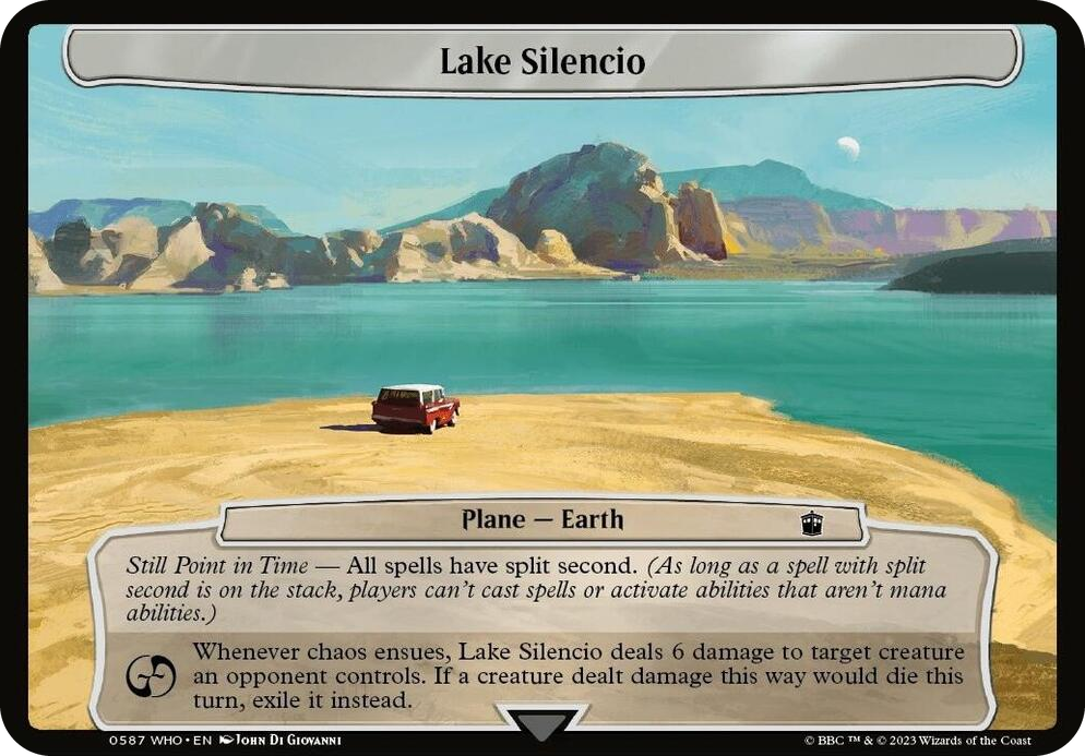 0587 Lake Silencio T Planechase: Universes Beyond: Doctor Who