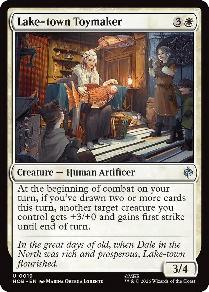 Lake-town Toymaker #19 U - The Hobbit Pokemon card