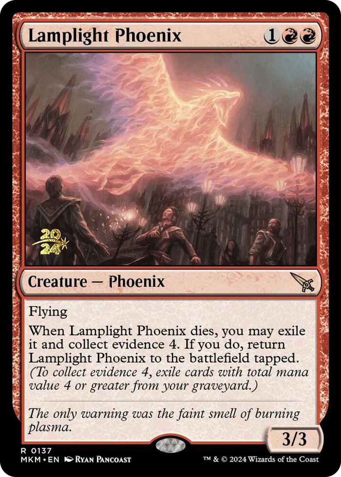 Lamplight Phoenix #137 R - Prerelease Cards Pokemon card