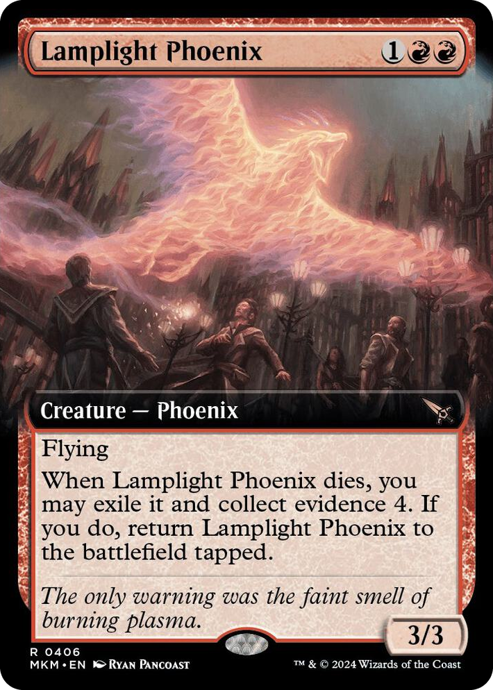0406 Lamplight Phoenix (Extended Art) R Murders at Karlov Manor