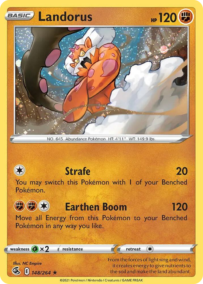 0148 Landorus - 148/264 (Cosmos Holo) Promo Blister Exclusives
