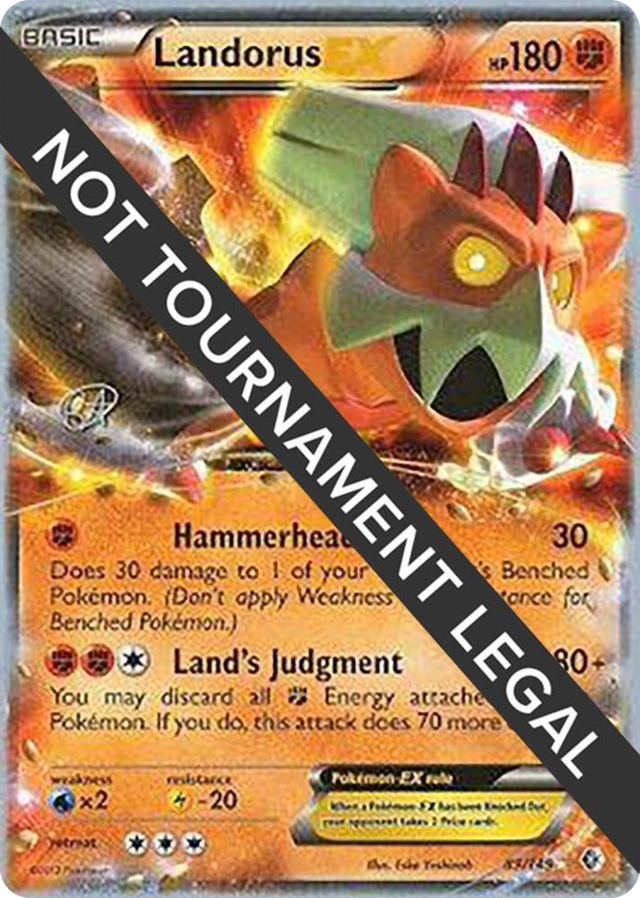 0089 Landorus EX - 2015 (Rowan Stavenow) Ultra Rare World Championship Decks