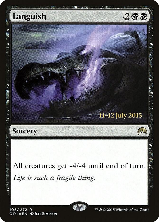0105 Languish R Prerelease Cards