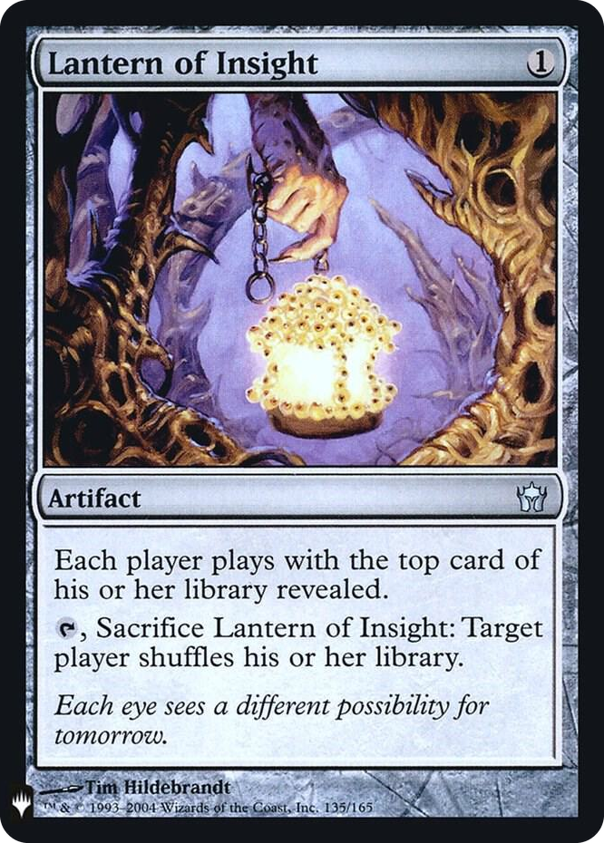 Lantern of Insight #135 U - The List Reprints Pokemon card