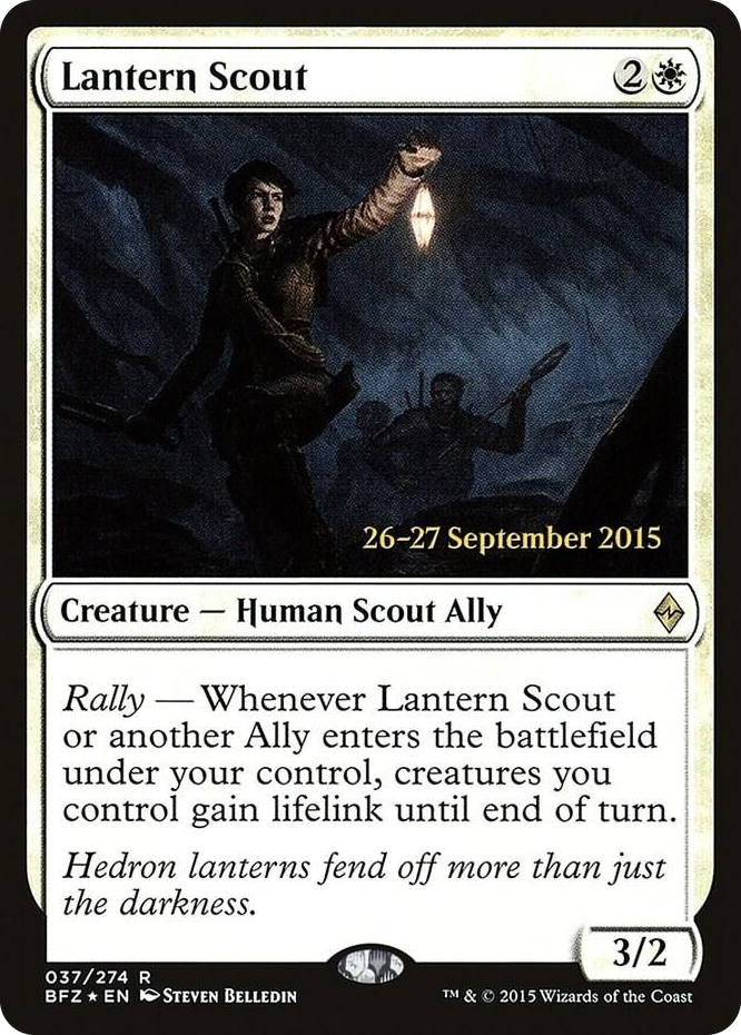 Lantern Scout #37 R - Prerelease Cards Pokemon card