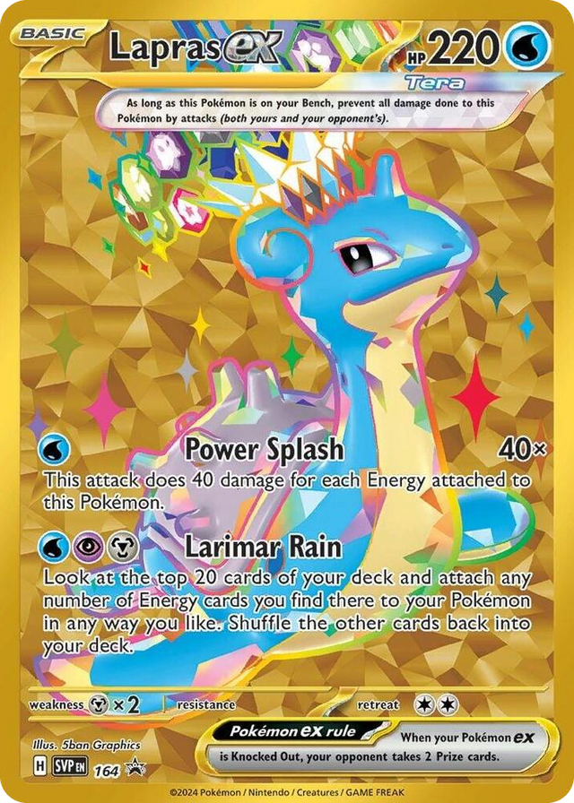 0164 Lapras ex - 164 Promo Scarlet & Violet Promo Cards
