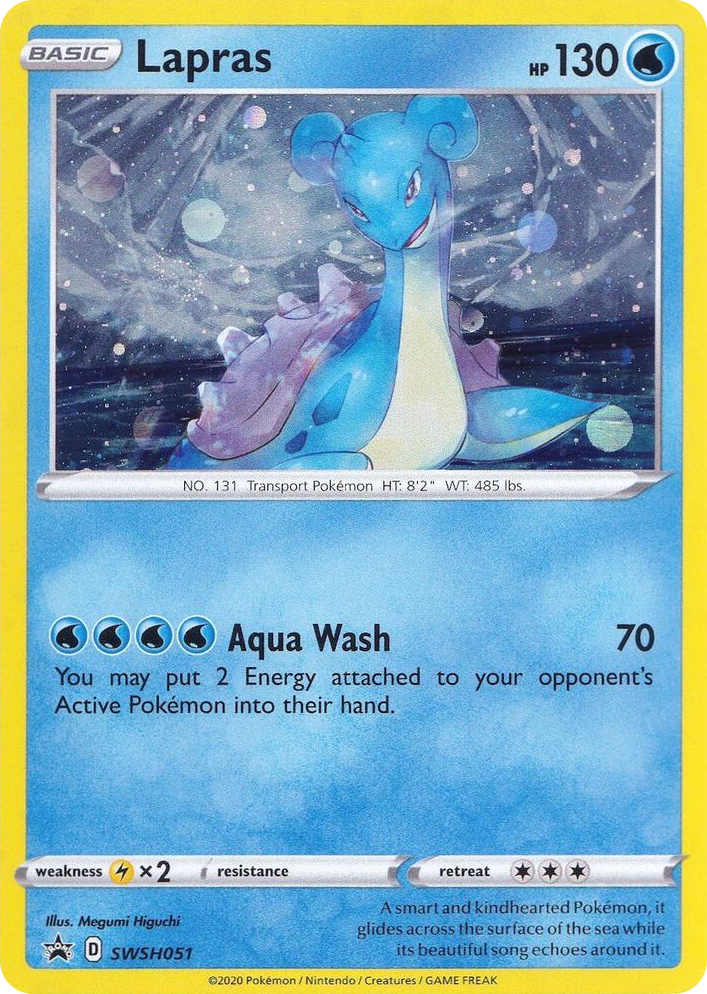 0051 Lapras - SWSH051 Promo Sword & Shield Promo Cards