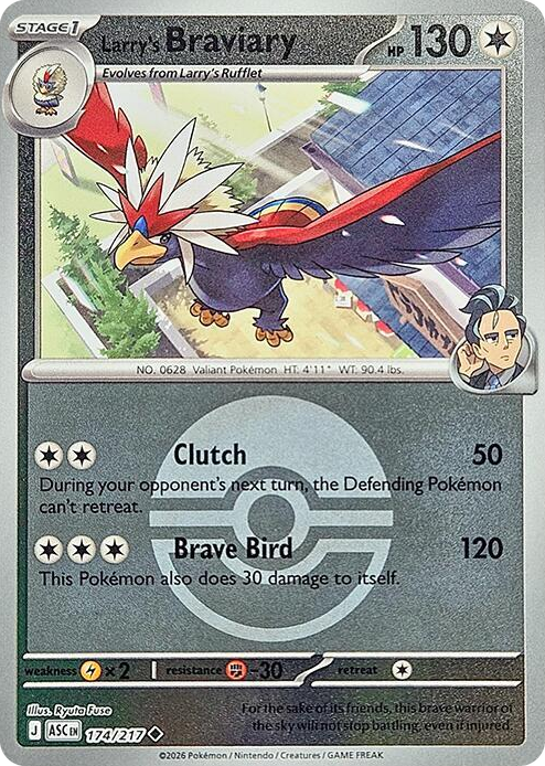 0174 Larry's Braviary (Poke Ball) Uncommon Ascended Heroes