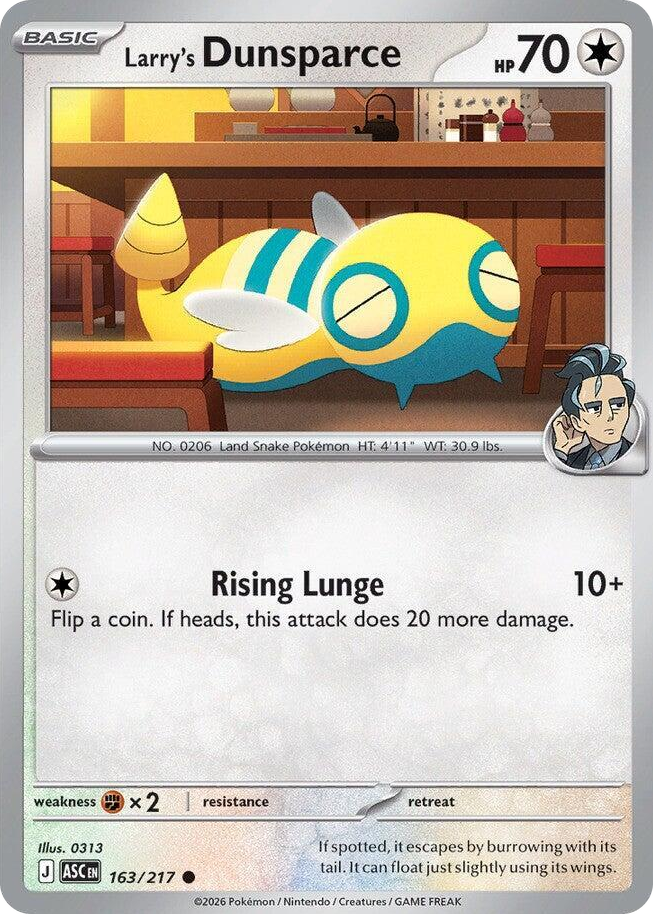 0163 Larry's Dunsparce Common Ascended Heroes