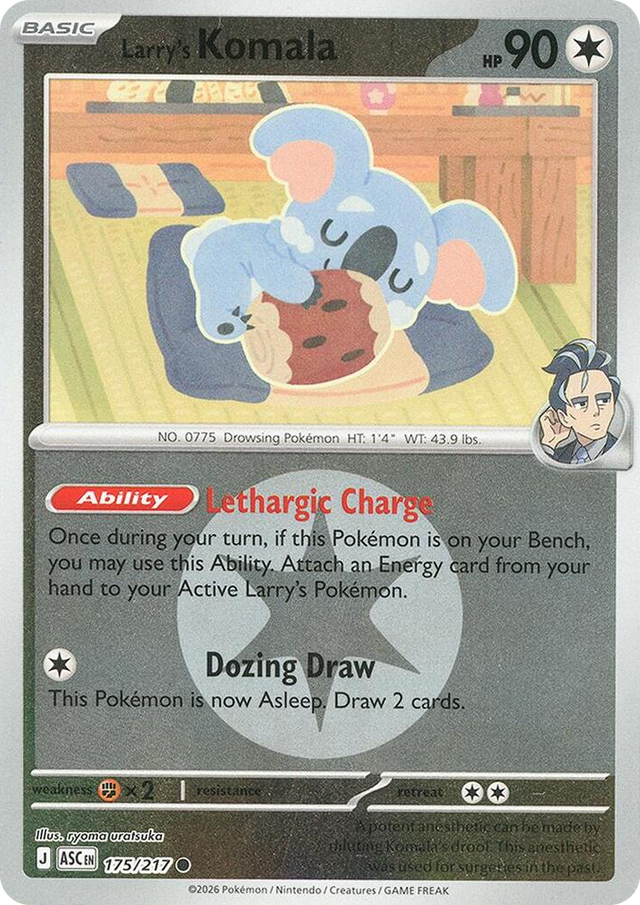 0175 Larry's Komala (Energy Symbol Pattern) Common Ascended Heroes