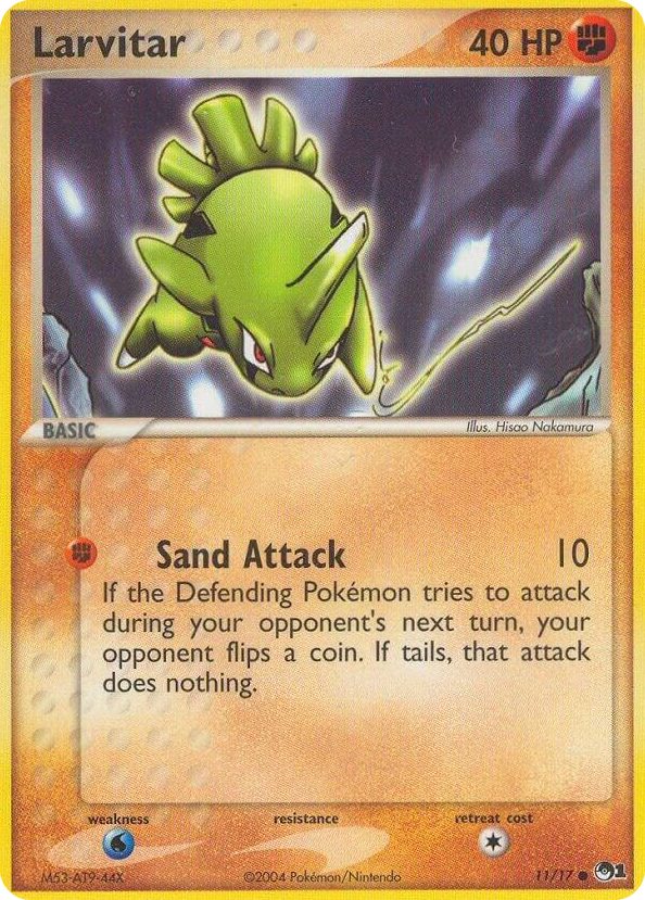 0011 Larvitar Common POP Series 1