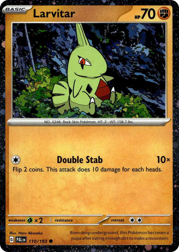 0110 Larvitar - 110/193 (Cosmo Foil) Promo Miscellaneous Cards & Products