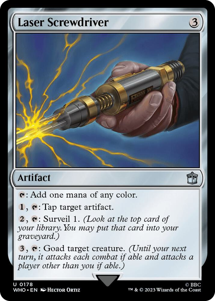 0178 Laser Screwdriver U Universes Beyond: Doctor Who