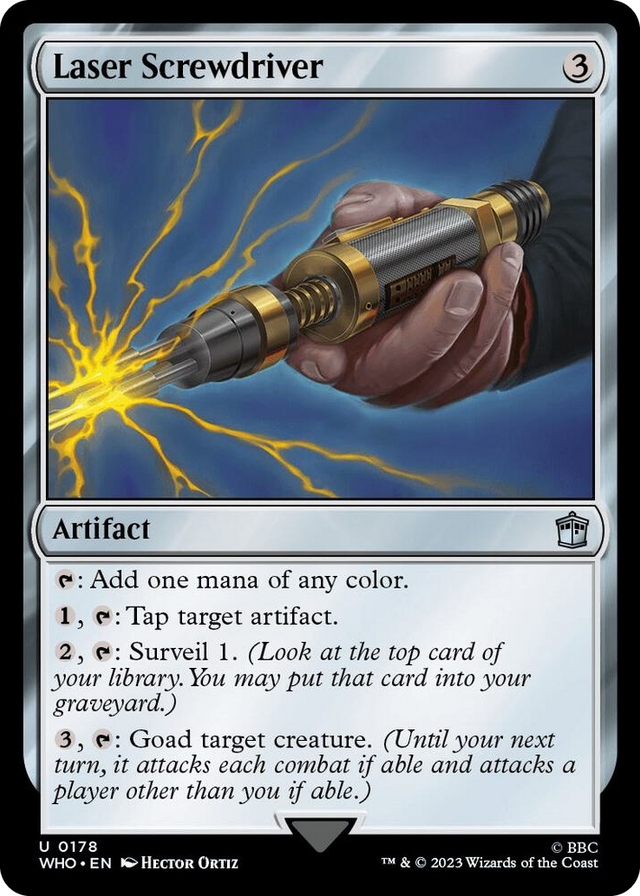 0178 Laser Screwdriver U Universes Beyond: Doctor Who