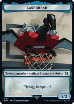 0001 Laserbeak Token T Universes Beyond: Transformers