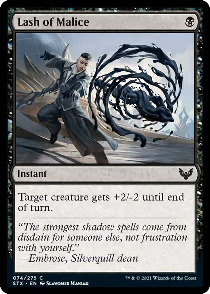 0074 Lash of Malice C Strixhaven: School of Mages