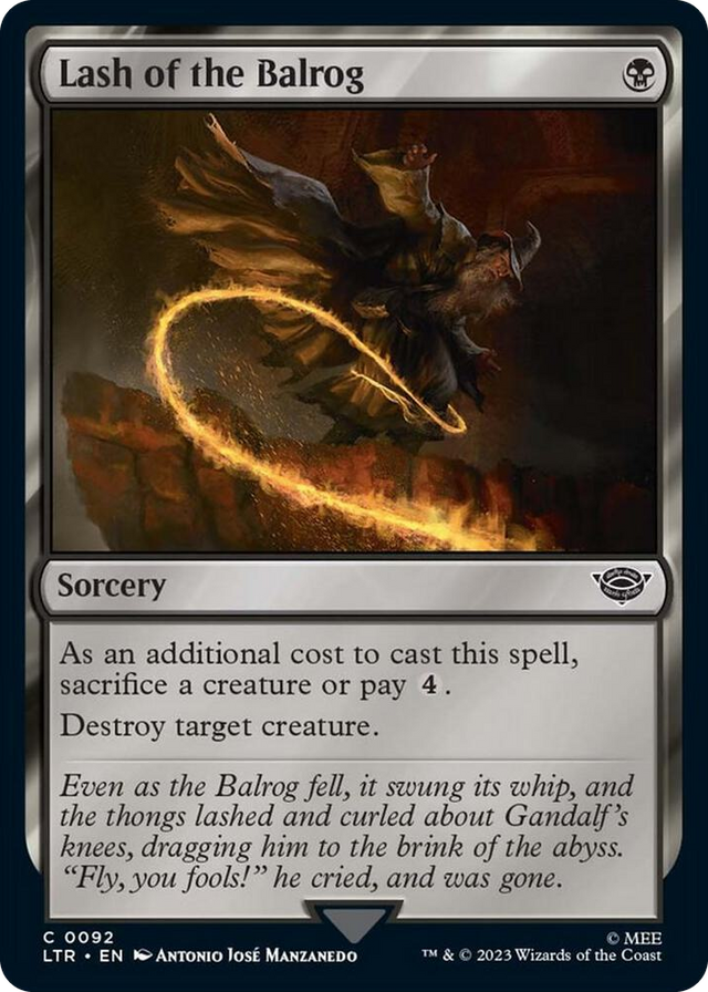 0092 Lash of the Balrog C Universes Beyond: The Lord of the Rings: Tales of Middle-earth