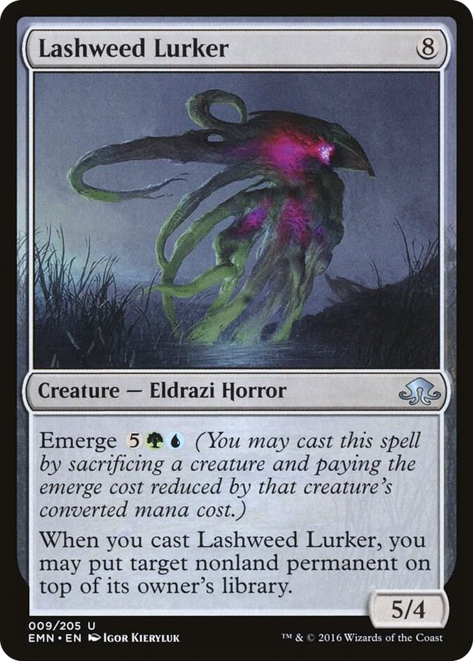 Lashweed Lurker #9 U - Eldritch Moon Pokemon card