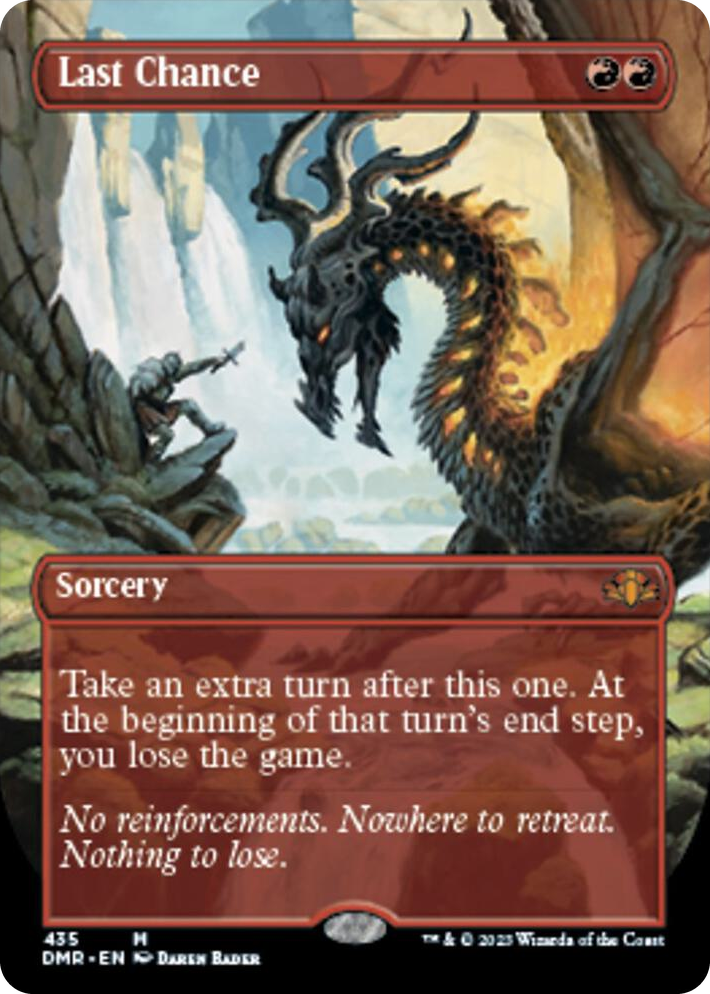 0435 Last Chance (Borderless) M Dominaria Remastered
