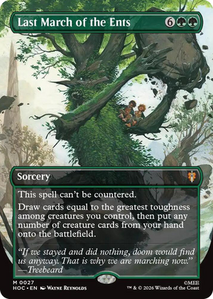 0027 Last March of the Ents (Borderless) M The Hobbit: Eternal-Legal