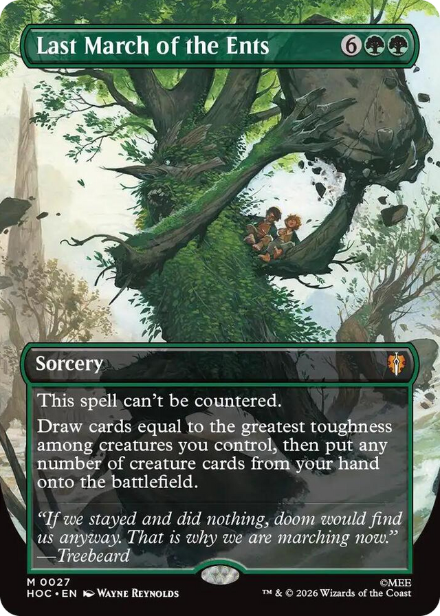 0027 Last March of the Ents (Borderless) M The Hobbit: Eternal-Legal