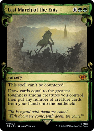0623 Last March of the Ents (Showcase Scrolls) M Universes Beyond: The Lord of the Rings: Tales of Middle-earth