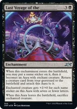 0364 Last Voyage of the _______ (Galaxy Foil) U Unfinity