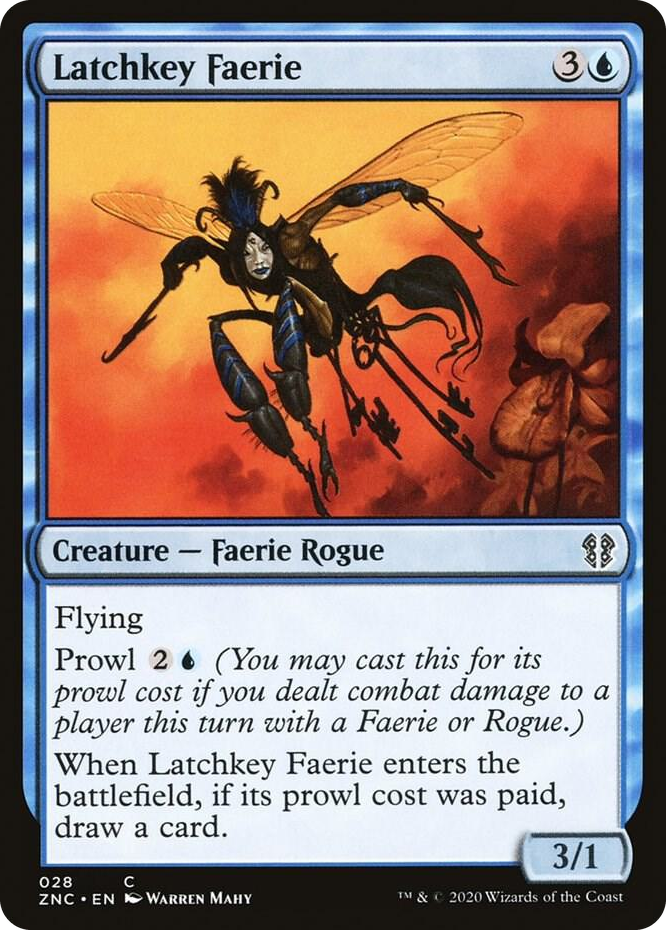 0028 Latchkey Faerie C Commander: Zendikar Rising