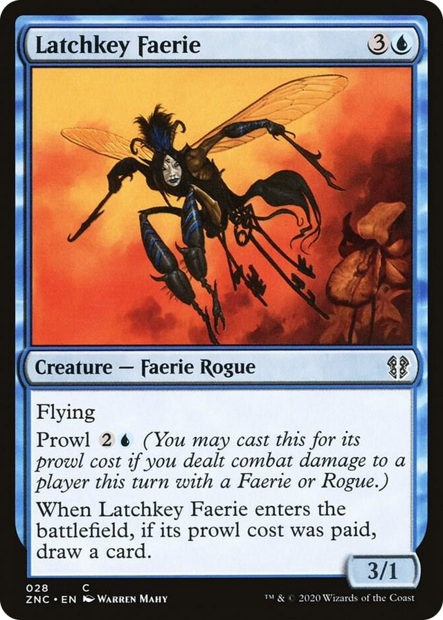 0028 Latchkey Faerie C Commander: Zendikar Rising