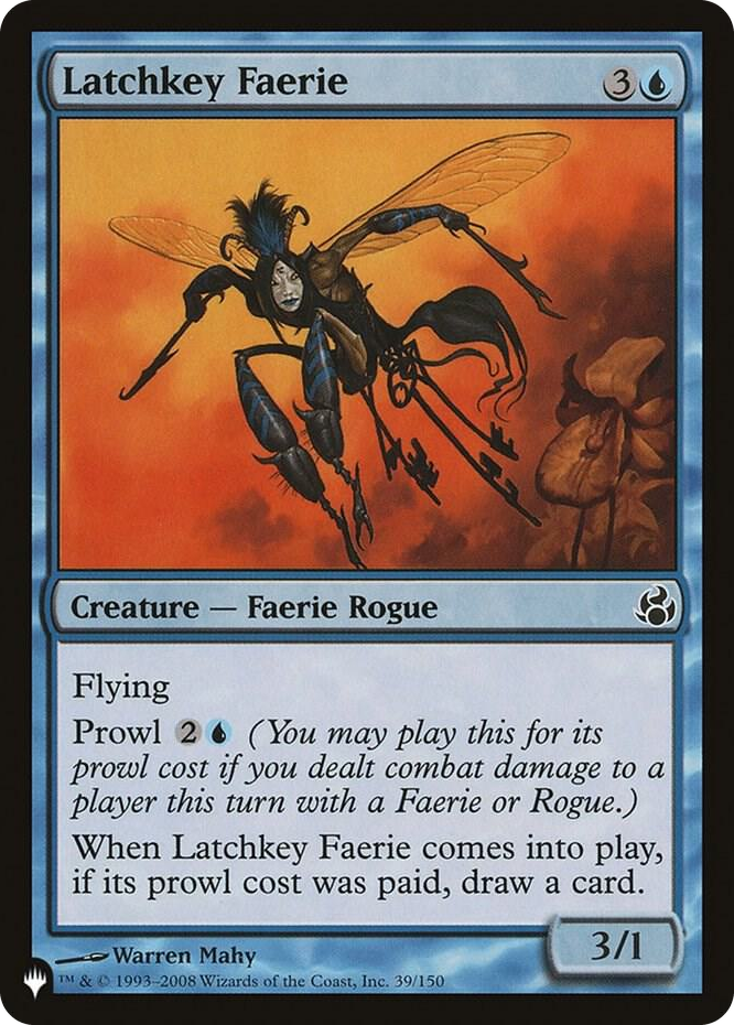 Latchkey Faerie #39 C - The List Reprints Pokemon card