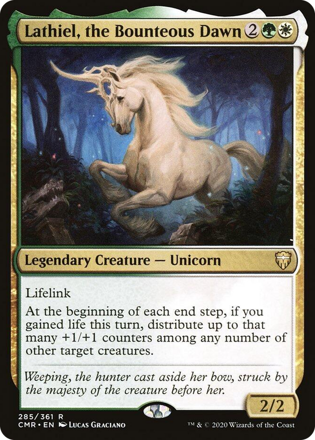 0285 Lathiel, the Bounteous Dawn R Commander Legends