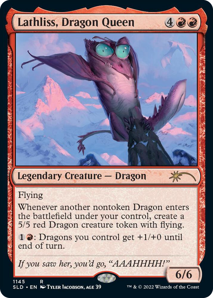 Lathliss, Dragon Queen (1145) #1145 R - Secret Lair Drop Series Pokemon card