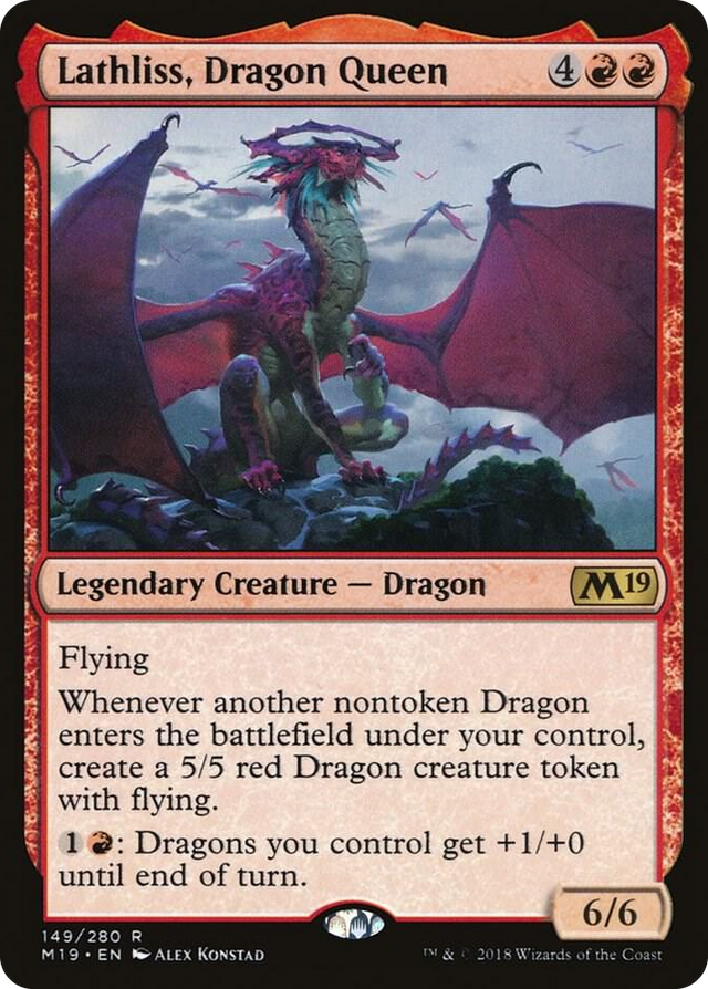 0149 Lathliss, Dragon Queen R Core Set 2019