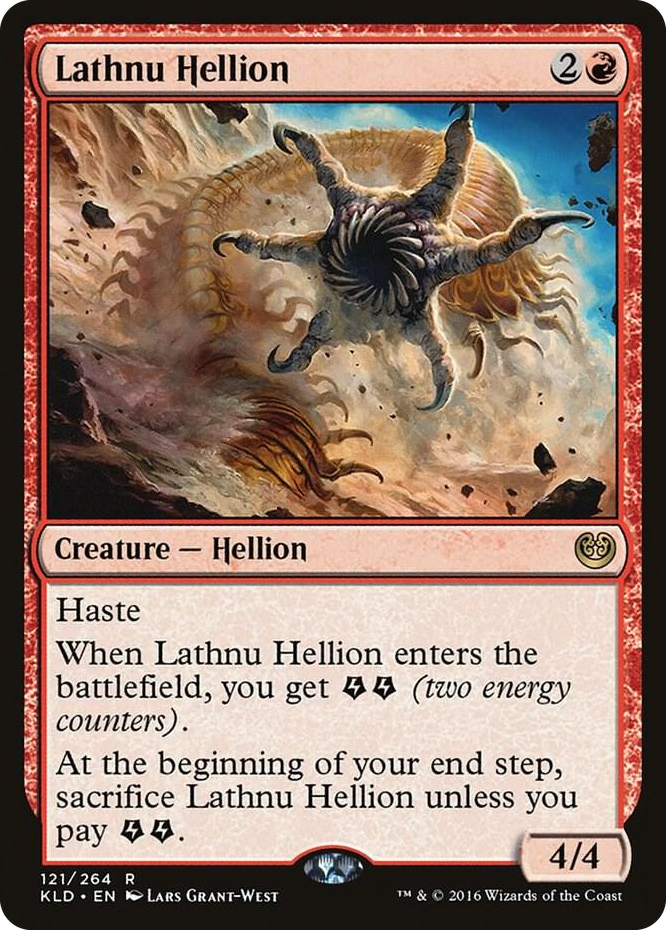 Lathnu Hellion #121 R - Kaladesh Pokemon card
