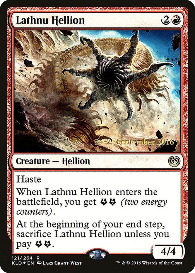 0121 Lathnu Hellion R Prerelease Cards